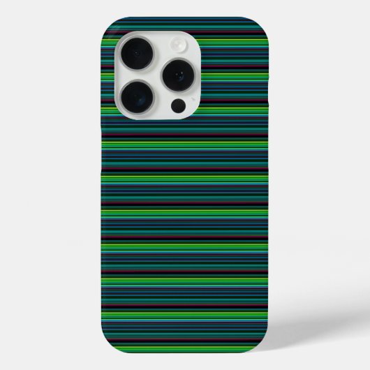 かわいいカラフルネオンストライプ Case-Mate iPhoneケース (裏面)