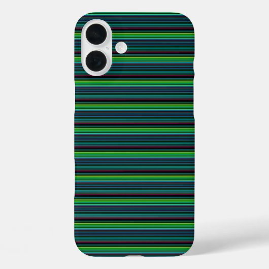 かわいいカラフルネオンストライプ Case-Mate iPhoneケース (裏面)