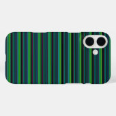 かわいいカラフルネオンストライプ Case-Mate iPhoneケース (裏面 (横))