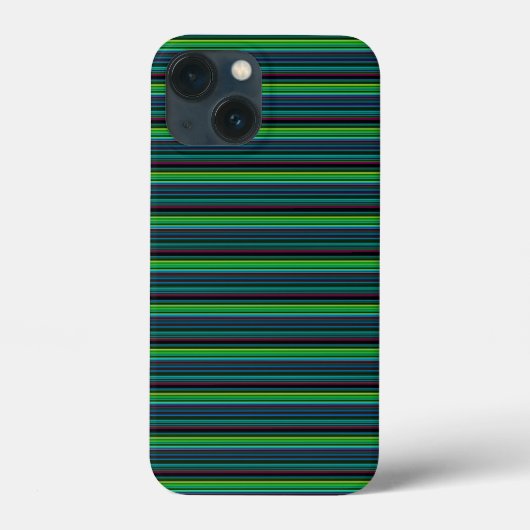 かわいいカラフルネオンストライプ Case-Mate iPhoneケース (裏面)