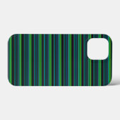 かわいいカラフルネオンストライプ Case-Mate iPhoneケース (裏面 (横))