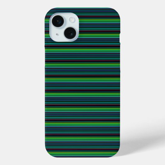 かわいいカラフルネオンストライプ Case-Mate iPhoneケース (裏面)