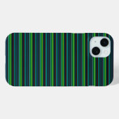 かわいいカラフルネオンストライプ Case-Mate iPhoneケース (裏面 (横))