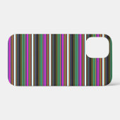 かわいいカラフルネオンストライプ Case-Mate iPhoneケース (裏面 (横))