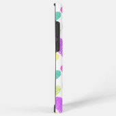 かわいいカラフルハートパステルバレンタインラブモノグラム SAMSUNG GALAXYケース (右側面)