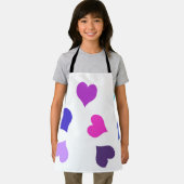 かわいいカラフルハート エプロン (インサイチュ)