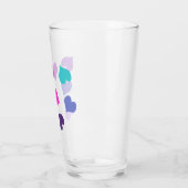 かわいいカラフルハート タンブラーグラス (左)