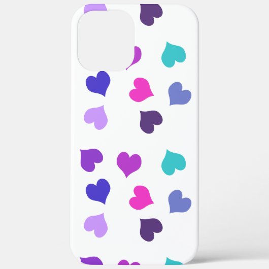 かわいいカラフルハート Case-Mate iPhoneケース (裏面)