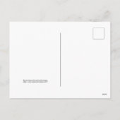 かわいいカラフルバニースケッチアート シーズンポストカード (裏面)