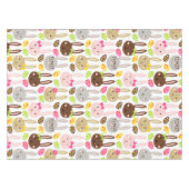 かわいいカラフルバニー&エッグスイースターブランチ テーブルクロス (正面(横))