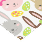 かわいいカラフルバニー&エッグスイースターブランチ テーブルクロス (アングル)