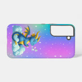 かわいいカラフルバブルドラゴン SAMSUNG GALAXYケース (裏面横)