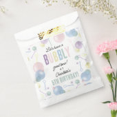 かわいいカラフルバブル子供の誕生日パーティー フェイバーバッグ (封をした状態)