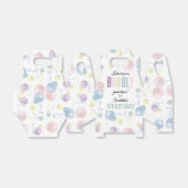 かわいいカラフルバブル子供の誕生日パーティー フェイバーボックス (折り畳みなし)