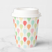 かわいいカラフルバルーン子供の誕生日パーティー 紙コップ (右)