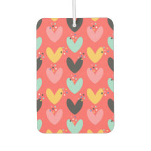 かわいいカラフルバレンタインハートパターン