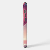 かわいいカラフルバレンタイン ハートバルーン iPhoneケース (左側面)