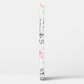 かわいいカラフルパステルフローラアステカ Case-Mate iPhoneケース (裏面 / 左)