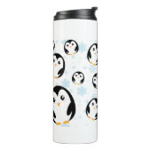 かわいいカラフルパステルペンギングラデーション タンブラー (回転左)