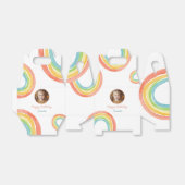 かわいいカラフルパステルレインボーガールズフォト誕生日 フェイバーボックス (折り畳みなし)