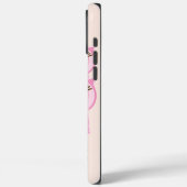 かわいいカラフルピンクのフクロウは黄色から色に変わる Case-Mate iPhoneケース (裏面 / 左)