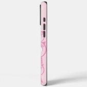 かわいいカラフルピンクのフクロウは黄色から色に変わる Case-Mate iPhoneケース (裏面 / 左)