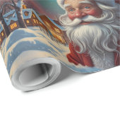 かわいいカラフルフェスティバルクリスマスのホリデーラッピング ラッピングペーパー (ロールコーナー)