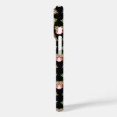 かわいいカラフルフクロウのパターン選択ケースカラー Case-Mate iPhoneケース (裏面 / 左)