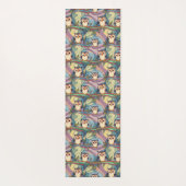 かわいいカラフルフクロウ模様 ヨガマット (裏面)