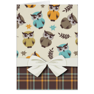 かわいいカラフルフクロウ