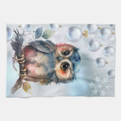 かわいいカラフルフクロムキッチンタオル キッチンタオル (横)