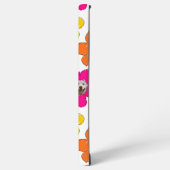 かわいいカラフルフラワードッグママおもしろいフォトコラージュ SAMSUNG GALAXYケース (左側面)