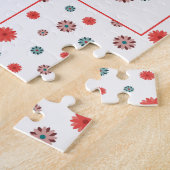 かわいいカラフルフローラは私の花の女の子 ジグソーパズル (側面)