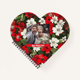 かわいいカラフルフローラカスタムスパイラルノート ノートブック