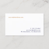 かわいいカラフルフローラサンフラワー 名刺 (裏面)