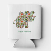 かわいいカラフルフローラベビーゾウ2 缶クーラー (裏面)