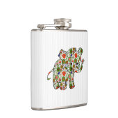 かわいいカラフルフローラベビーゾウ フラスク (右)