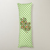 かわいいカラフルフローラベビーゾウ ボディピロー (裏面 (縦))