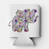 かわいいカラフルフローラベビーゾウ 缶クーラー (裏面)