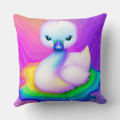 かわいいカラフルベビースワン クッション (裏面)