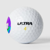 かわいいカラフルベビースワン ゴルフボール (ロゴ)