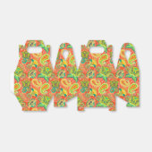 かわいいカラフルペイズリーパターン フェイバーボックス (折り畳みなし)