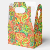 かわいいカラフルペイズリーパターン フェイバーボックス (オープン)