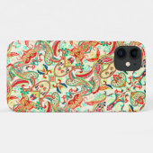 かわいいカラフルペイズリーパターン Case-Mate iPhoneケース (裏面(横))