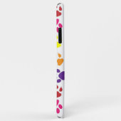 かわいいカラフルペットの足あとプリントパターン Case-Mate iPhoneケース (裏面/右)