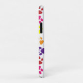 かわいいカラフルペットの足あとプリントパターン Case-Mate iPhoneケース (裏面/右)
