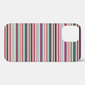かわいいカラフルホワイトストライプ Case-Mate iPhoneケース (裏面 (横))