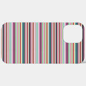 かわいいカラフルホワイトストライプ Case-Mate iPhoneケース (裏面 (横))