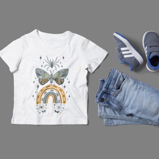 かわいいカラフルボホスタイルハゲイングデザイン トライブレンドＴシャツ