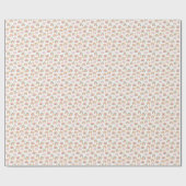 かわいいカラフルボホ虹シームレスパターン ラッピングペーパー (フラット)